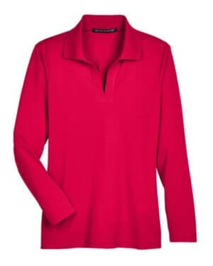 DG20LW women's crownlux performanceplaited long sleeve polo