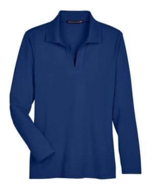 DG20LW women's crownlux performanceplaited long sleeve polo