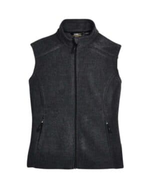 HEATHER CHARCOAL Core365 78191 women's journey fleece vest