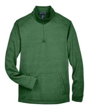 DG798 men's newbury mlange fleece quarter-zip pullover