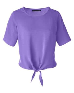 GRAPE Devon & jones DP617W women's perfect fit tie front blouse