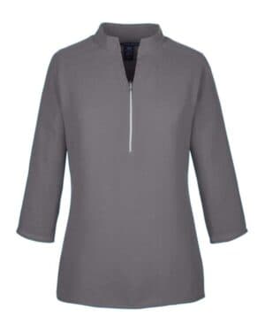 GRAPHITE DP611W women's perfect fit three-quarter sleeve crepe tunic