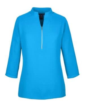 OCEAN BLUE DP611W women's perfect fit three-quarter sleeve crepe tunic