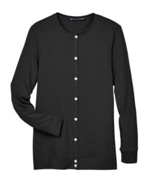 BLACK Devon & jones DP181W women's perfect fit ribbon cardigan