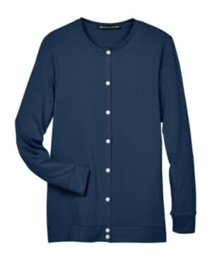 Devon & jones DP181W women's perfect fit ribbon cardigan