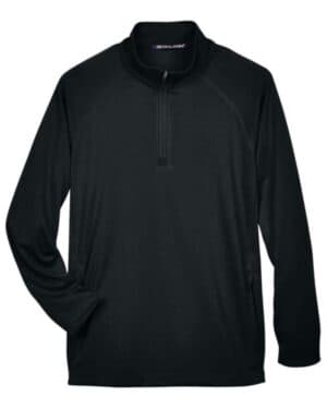 DG440 men's stretch tech-shell compass quarter-zip pullover