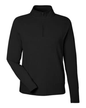BLACK DG425W women's raleigh stretch quarter-zip pullover