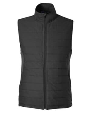 BLACK/ MELANGE BLACK Devon & jones DG706 men's new classics charleston hybrid vest