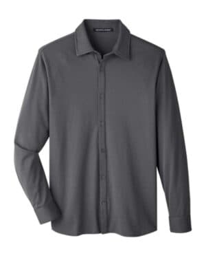 GRAPHITE DG20Z men's crownlux performance plaited dress shirt