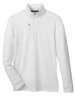 WHITE DG400 men's new classics performance quarter-zip pullover