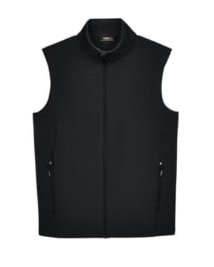 BLACK CE701 men's cruise two-layer fleece bonded soft shell vest