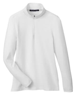 WHITE DG400W women's new classics performance quarter-zip pullover