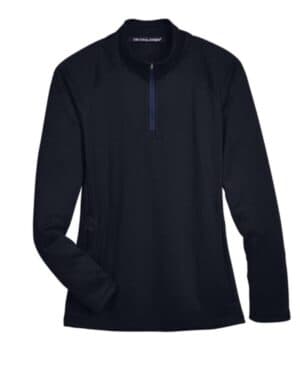 DG440W women's stretch tech-shell compass quarter-zip pullover