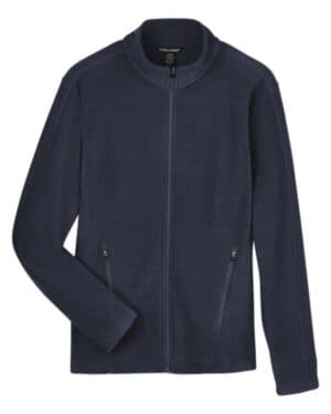 NAVY DG730 men's crownlux performance fleece full-zip jacket