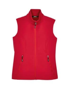 CLASSIC RED CE701W women's cruise two-layer fleece bonded softshell vest