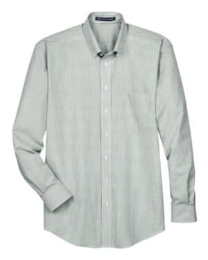 DILL D645 men's crown collection banker stripe woven dress shirt