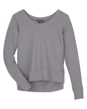 GRAPHITE MELANGE Devon & jones DG482W women's new classics charleston pullover