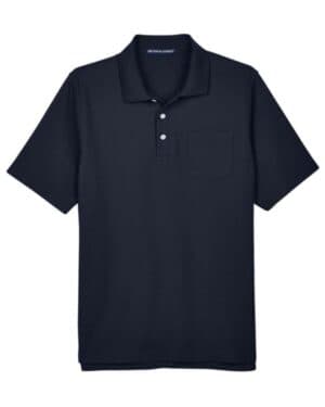 NAVY Devon & jones DG150P men's drytec20 performance pocket polo