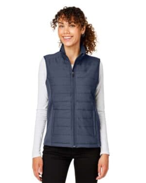 NAVY MELANGE/ NAVY DG706W women's new classics charleston hybrid vest