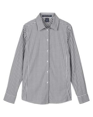 DG536W women's crownlux performance gingham dress shirt