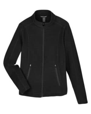 BLACK DG730W women's crownlux performancefleece full-zip jacket