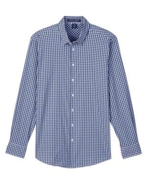 DG536 men's crownlux performance gingham dress shirt