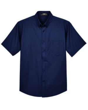 CLASSIC NAVY 88194T men's tall optimum short sleeve twill dress shirt