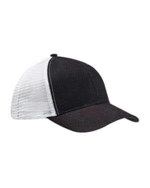 BLACK/ WHITE Econscious EC7070 eco trucker cap