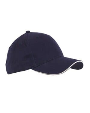 NAVY/ STONE Big accessories BX004 brushed twill sandwich cap