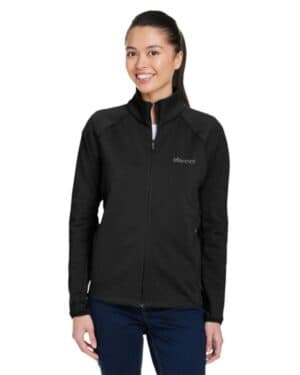 BLACK Marmot M15392 women's leconte fleece jacket