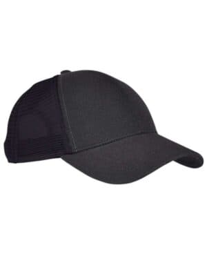 BLACK/ BLACK Econscious EC7093 hemp blend trucker cap