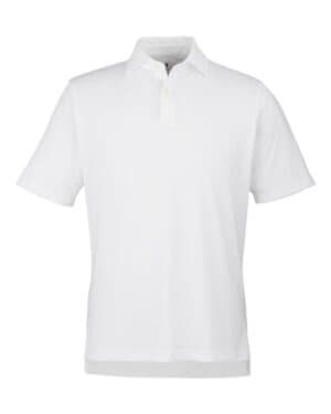 WHITE Fairway & greene F31534 usa made tournament solid tech polo