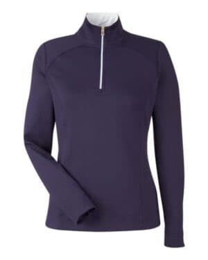 ECLIPSE/ WHITE Fairway & greene F12250 women's wells quarter-zip tech pullover