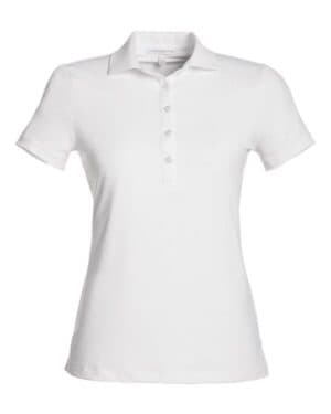WHITE Fairway & greene M32232 women's claire tech polo