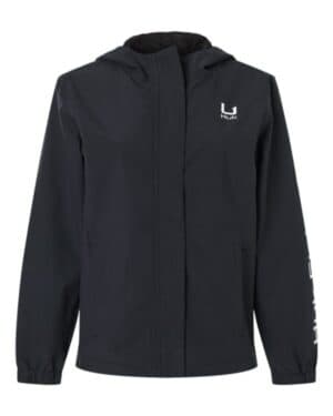 BLACK Huk H640027 women's storm rain jacket
