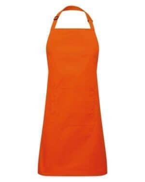 ORANGE Artisan collection by reprime RP154 recycled pocket bib apron