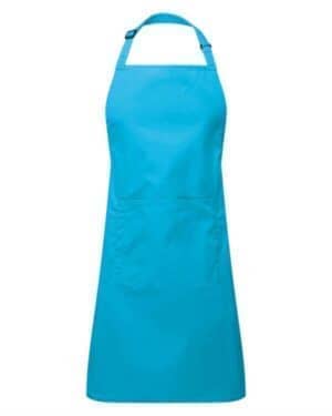 TURQUOISE Artisan collection by reprime RP154 recycled pocket bib apron