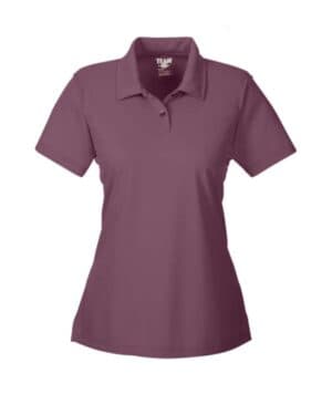 SPORT DARK MAROON Team 365 TT21W women's command snag protection polo