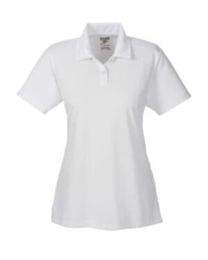 WHITE Team 365 TT21W women's command snag protection polo