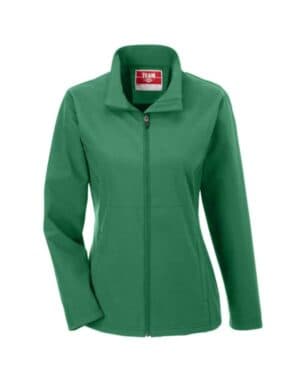 SPORT DARK GREEN Team 365 TT80W women's leader soft shell jacket