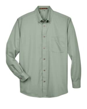 DILL Harriton M500 men's easy blend long sleeve twillshirt
