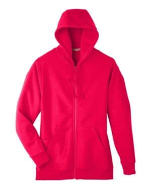SPORT RED TT95 unisex zone hydrosport heavyweight full-zip hooded sweatshirt