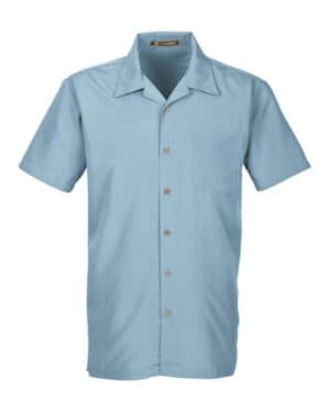 Harriton M560 men's barbados textured campshirt