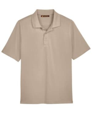KHAKI Harriton M348 men's advantage snag protection plus polo