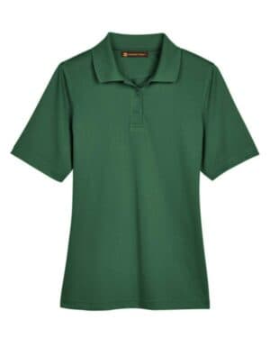 DARK GREEN Harriton M348W women's advantage snag protection plus polo