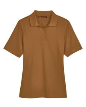 DUCK BROWN Harriton M348W women's advantage snag protection plus polo