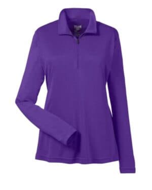 SPORT PURPLE TT31W women's zone performance quarter-zip pullover