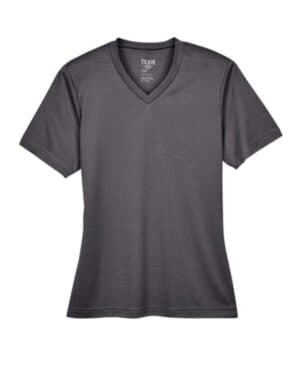 DARK GREY HEATHER Team 365 TT11HW women's sonic heather performance t-shirt