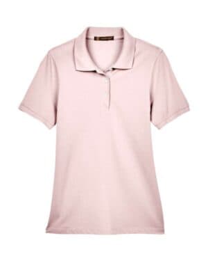 BLUSH Harriton M265W women's easy blend polo