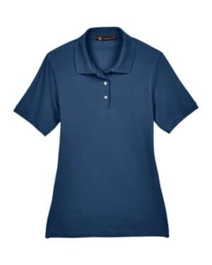 NAVY Harriton M265W women's easy blend polo